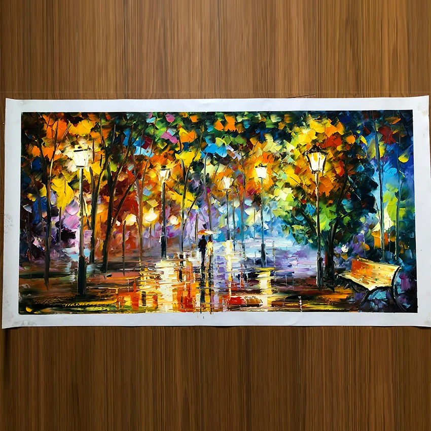 Günstige Hand bemalt ölgemälde landschaft für die wohnzimmer wand art home dekoration abstrakte malerei ohne rahmen