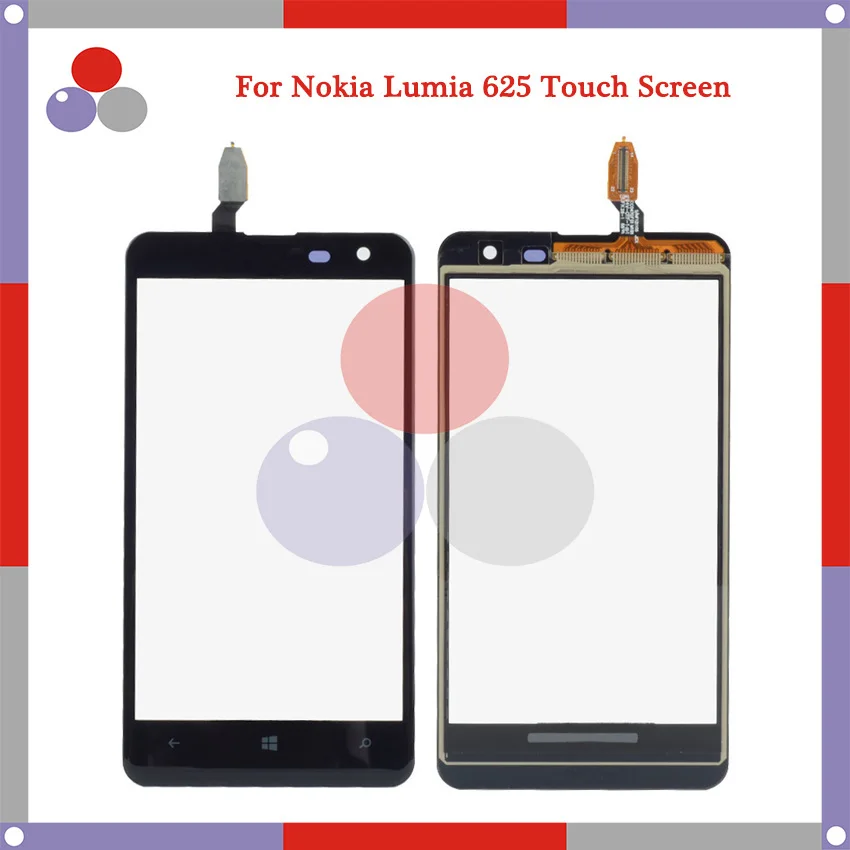 Высококачественная панель сенсорного экрана для Nokia Lumia 625 N625 дигитайзер Внешний