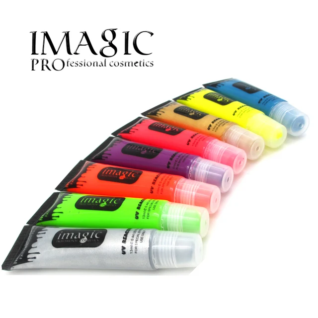 YZWLE 6 Colors Neon Fluorescent UV Body Paint Face Painting ... YZWLE 6 Colors Neon Fluorescent UV Body Paint Face Painting ...