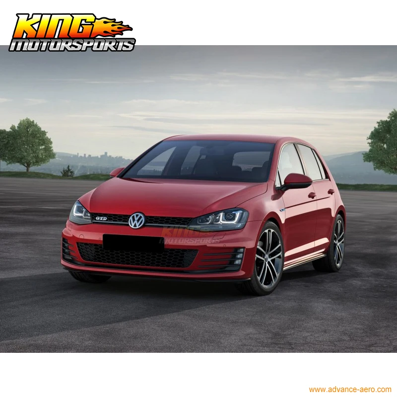 Для- Golf MK7 сетка GTI Стиль Черный Красный Отделка Передняя Решетка Логотип бейдж база-ABS США Внутренняя Горячая