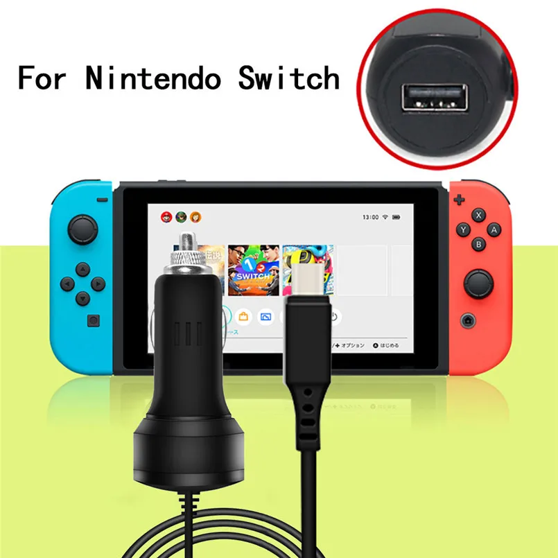 USB C connexion Consol pour Nintendo Switch Console chargeur de voiture  adaptateur 8ft câble de charge rapide de voiture pour Console de jeu PSP  40MAY22 | AliExpress