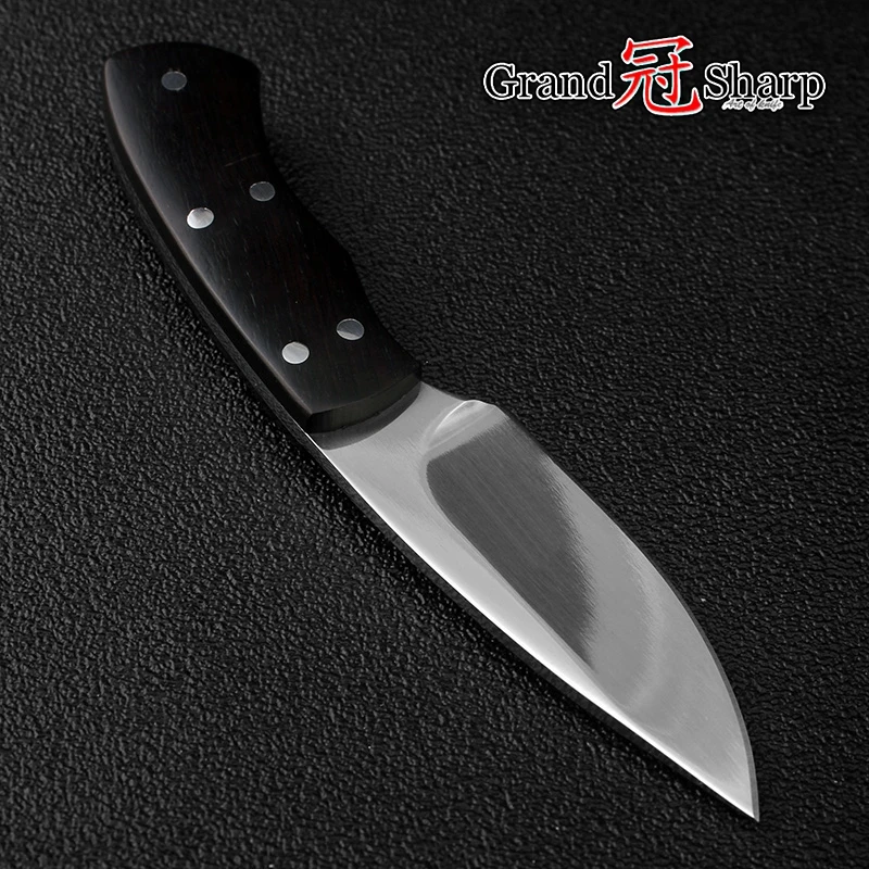 Купить Горячие охотничьи ножи кемпинг выживание тактический фиксированный нож охотничий прямой карманный нож Портативный мини EDC барбекю инструм...