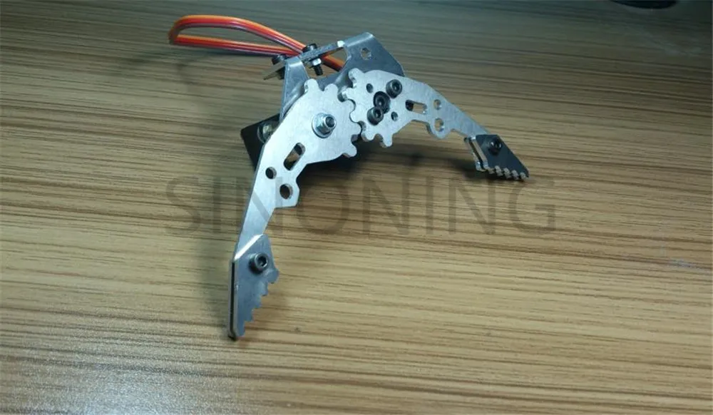 Mechanical claw DIY robot arm metal small gripper Compatible with MG996R servo