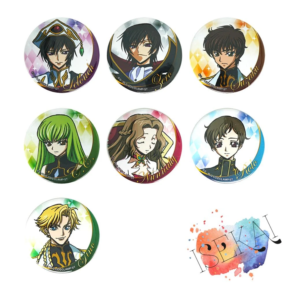 コードギアスアニメ反逆ゼロ朱雀ccナナリージーノロロ金属バッジブローチピン Brooches Aliexpress コードギアスアニメ反逆ゼロ朱雀ccナナリージーノロロ金属バッジブローチピン Brooches Aliexpress
