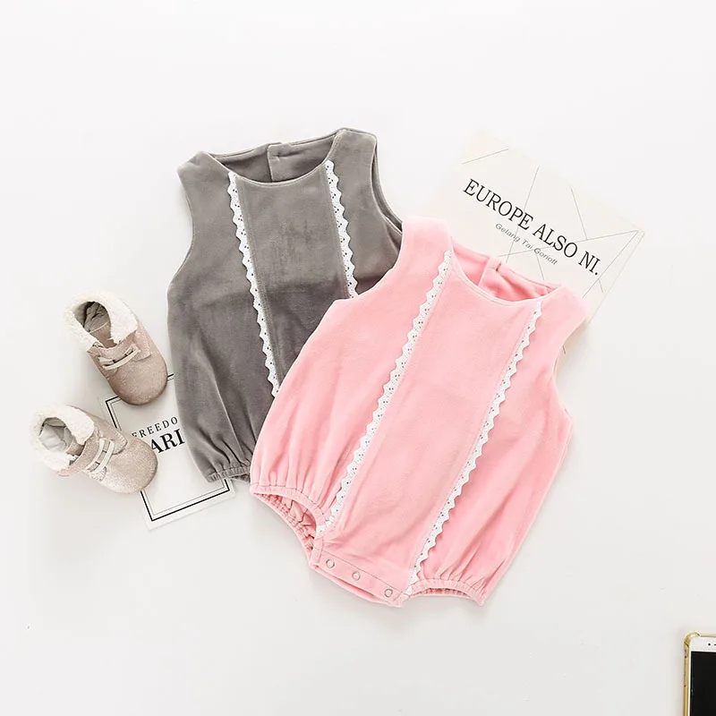 

Summer Newborn Baby Girls Clothes Cotton Sleeveless Infantil Bebes Funny Bodysuit Grey Toddler Kids Onesie Top Children Costumes
