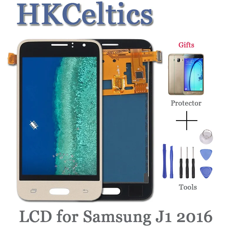 lcd For Samsung Galaxy J1 2016 J120 SM J120F J120M J120H J120G LCDs Display Panel + Touch Screen Digitizer Sensor Glass Assembly | Мобильные