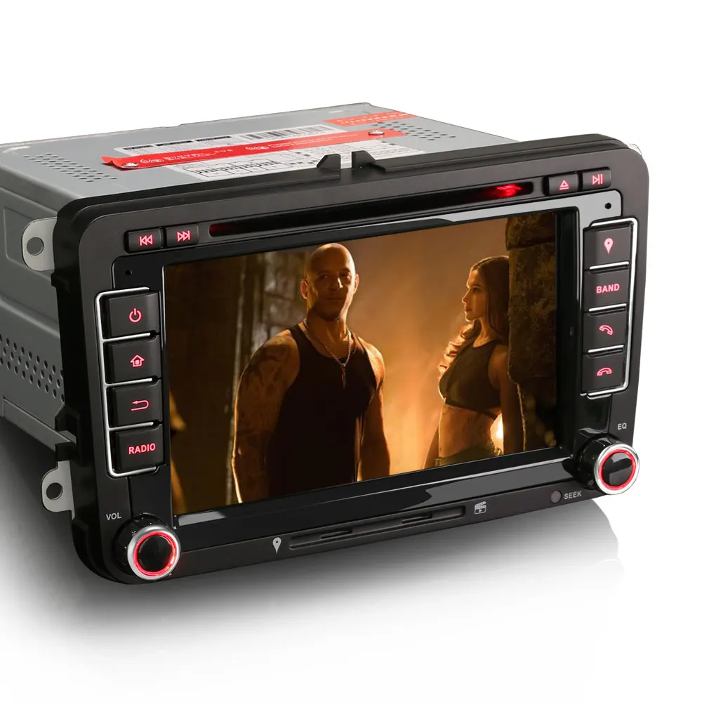 Cheap Erisin ES7848V 7" Android 8.0 Octa core 4G RAM Car DVD GPS Radio DVR DAB+ DVD For  VW PASSAT CC 3