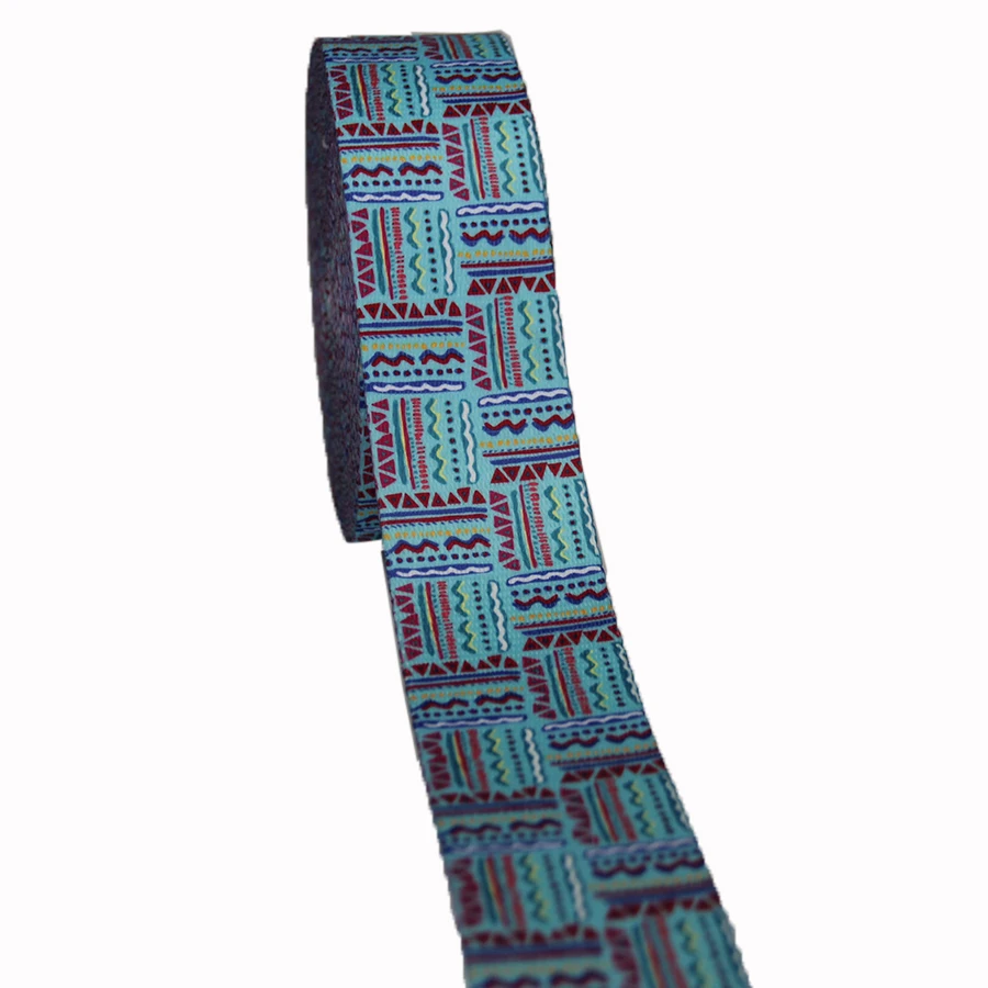 

Лидер продаж с завода Liman, ленточный 2-дюймовый ремешок для сумки с принтом, 50 мм, зеленый цвет