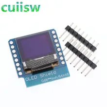 0,66 дюймовый oled-дисплей модуль для WEMOS D1 MINI ESP32 модуль Arduino AVR STM32 64x48 0,6" ЖК-экран IIC IEC OLED