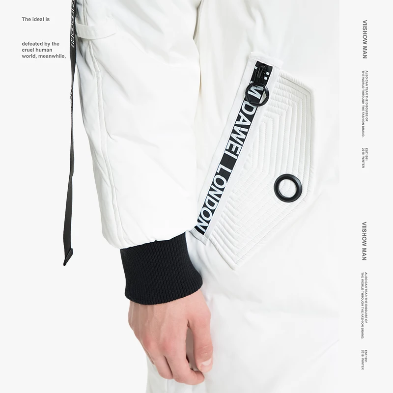 VIISHOW White Duck Men's Down Jacket Brand Winter Jacket For Men Doudoune Homme 2018 Printed Men's Winter Jacket Coat YCA304184 VIISHOW White Duck Men's Down Jacket Brand Winter Jacket For Men Doudoune Homme 2018 Printed Men's Winter Jacket Coat YCA304184
