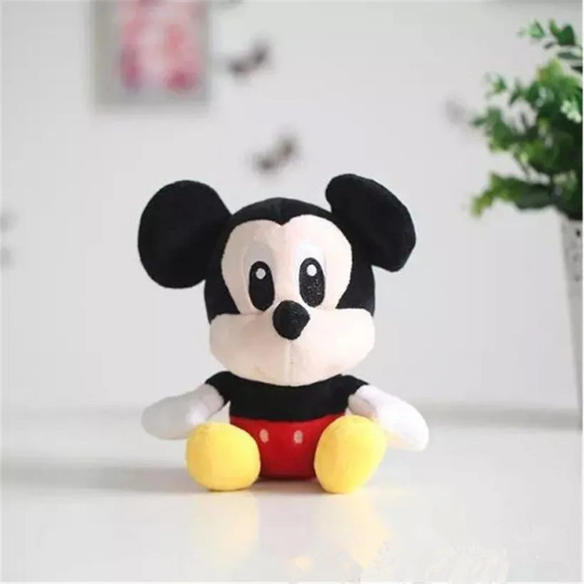 Дисней Микки Маус Минни чучела животные 20 см милая стежка Кукла Лило и плюшевые игрушки, Стич кукла дети игрушки подарки на день рождения - Цвет: Mickey