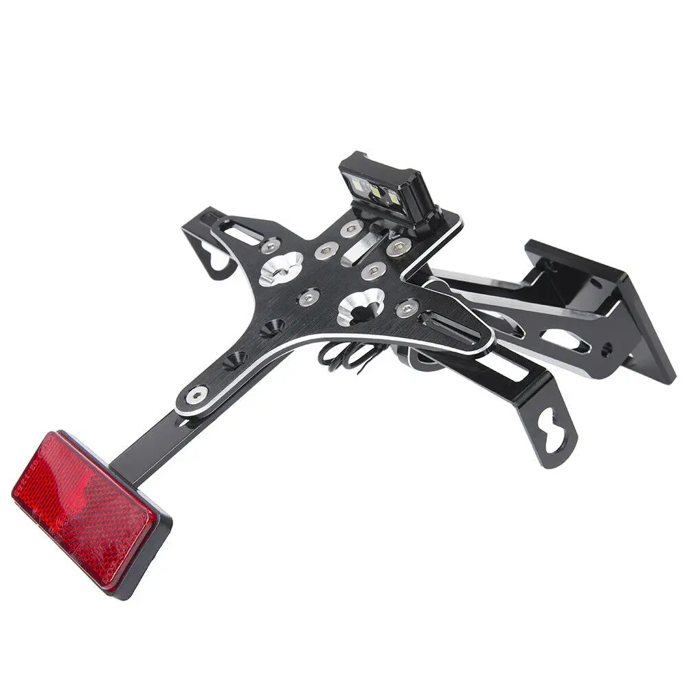  Motorcycle Fender Eliminator LED Adjustable License Plate Holder Bracket Mount For Yamaha YZF R1 YZ - 33004050449