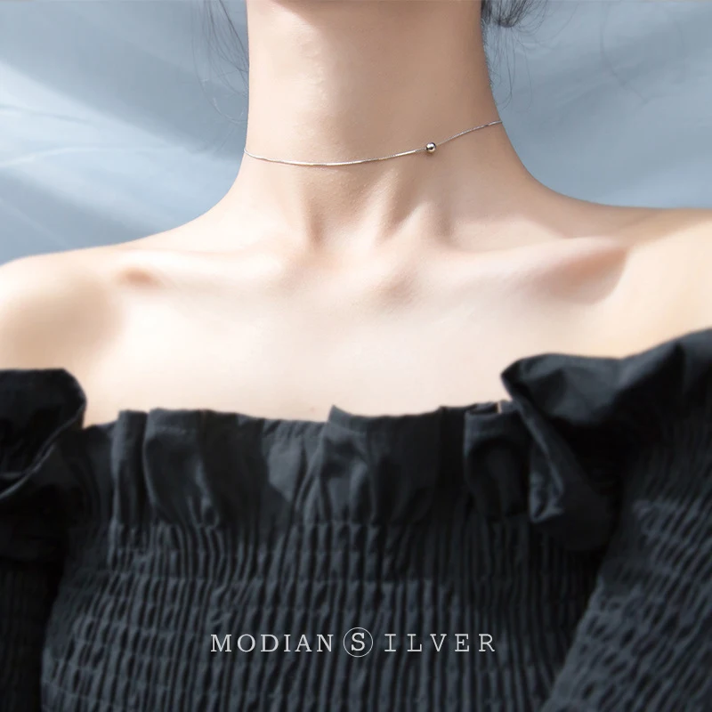 Modian Модный маленький простой кулон в виде флакона, новая распродажа, стерлингового серебра 925 пробы, круглые украшения для женщин и девочек, вечерние подарки