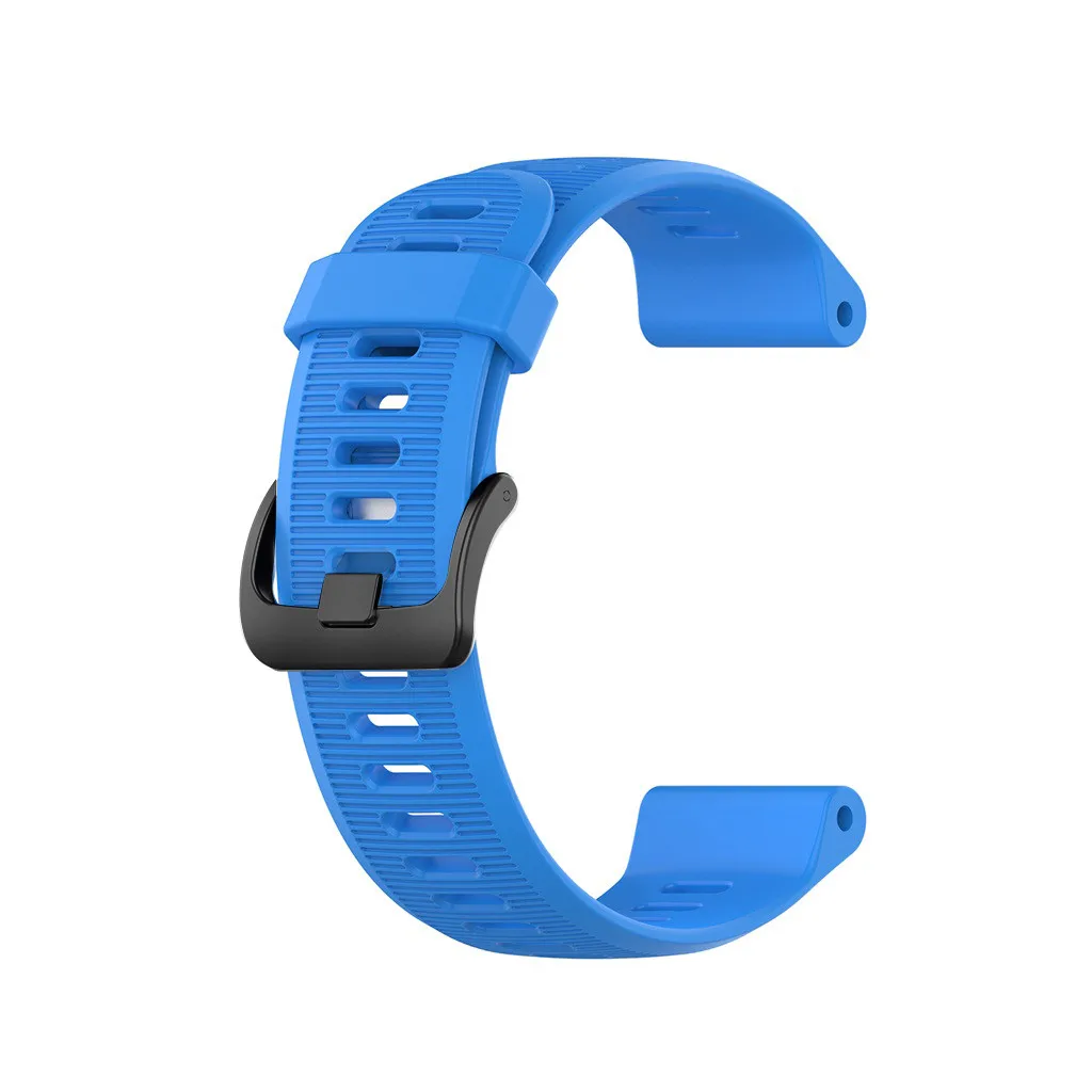 Silicone Band Replacement Wriststrap For Garmin Forerunner 945/935/fenix 5/plus New Arrived#20191016 - Цвет: Blue