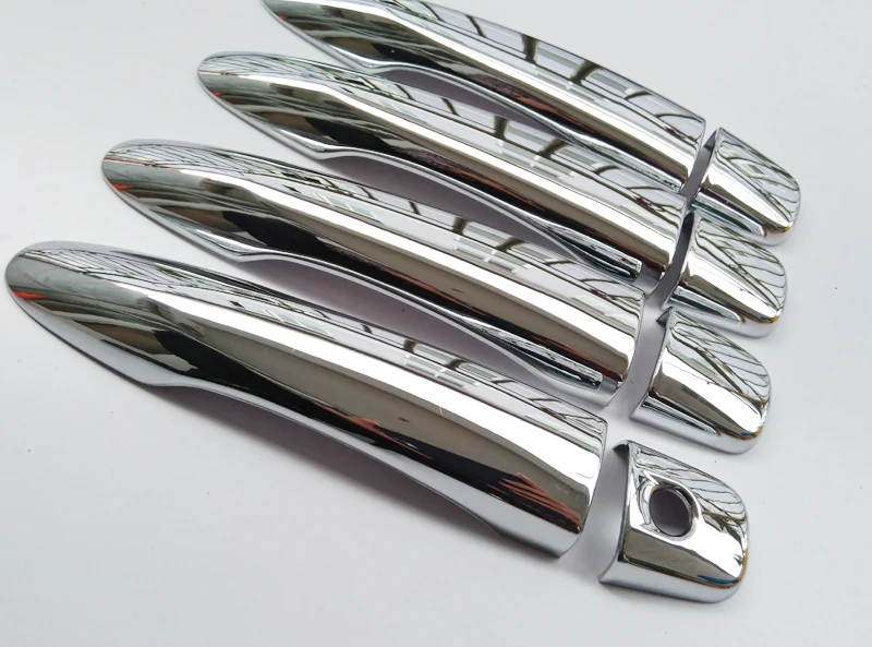 Free Shipping For Nissan QASHQAI 2015 ABS chrome Door Handle Cover Door Handle straps car accessories (3)