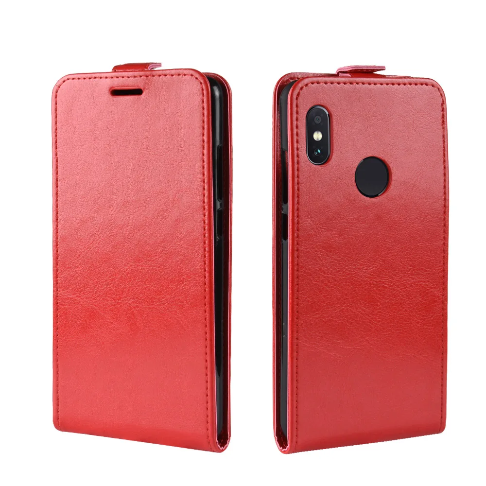 cases for xiaomi blue Vertical Flip Leather Cover for Xiaomi Redmi Note 5 Pro Case Coque Open Down Up Case for Xiaomi Mi 6X / Note 5 Pro Phone Bag best phone cases for xiaomi Cases For Xiaomi