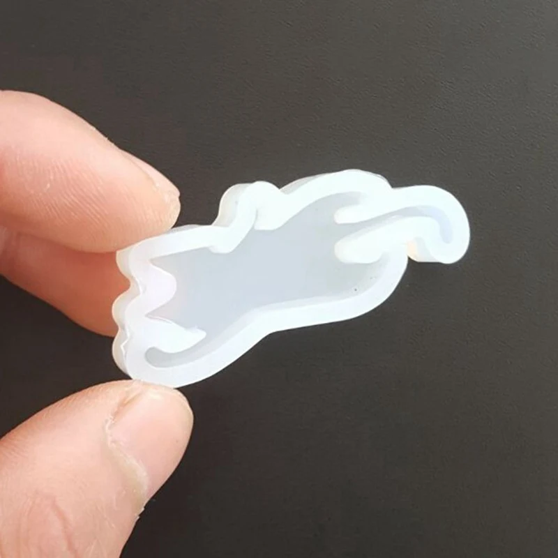 Hágalo usted mismo Molde Silicona Espejo copo de nieve resina de epoxy Moldes sílice Fabricación de Joyería Artesanía