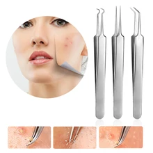 Средство для удаления черных точек лица удалитель пятен de cravo Пинцет для удаления акне Blackead Пинцет для удаления прыщей экстрактор для ухода за кожей