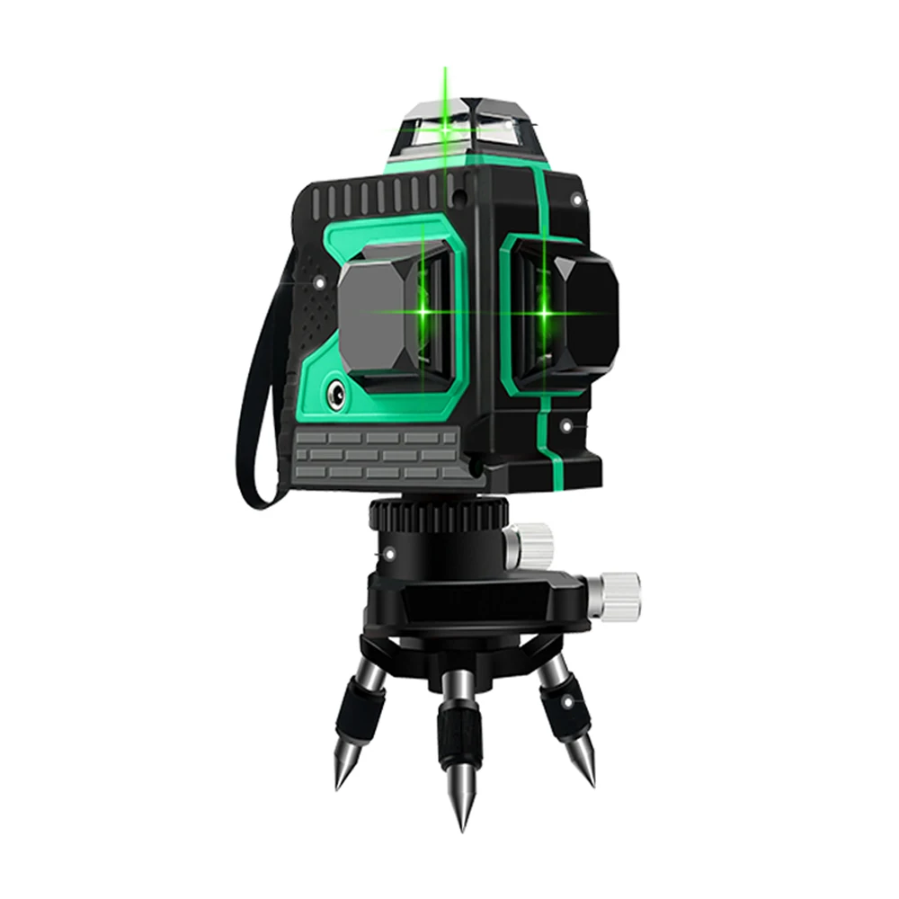 Green Laser Level 12 Line 3D 360 Vertical And Horizontal Laser Level Self-leveling Cross Line 3D Laser Level with outdoor