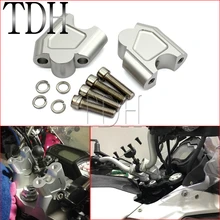 Мотоцикл 7/" Руль поднимающийся Руль Зажим адаптер 40 мм Подъем бар для SUZUKI GSF 1250 S SV650 SV1000 DL25 GW250 S/F 2003