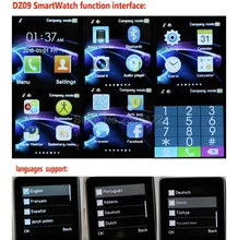 2016 heißer Original DZ09 Bluetooth Smart Uhr für Android Phone Support SMI/TF Männer Frauen Smartwatch Sport Armbanduhr in lager
