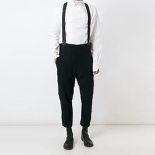 27-44 Для мужчин одежда GD стилист для подиума классические модные комбинезон Подтяжки для женщин костюм мужской большие размеры костюмы