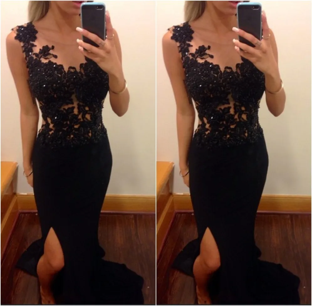 #^Special Price Zwarte Lange Moeder van de Bruid Jurken vestido longo abendkleider marsala See Through Hoge Split prom Jassen #^Special Price Zwarte Lange Moeder van de Bruid Jurken vestido longo abendkleider marsala See Through Hoge Split prom Jassen