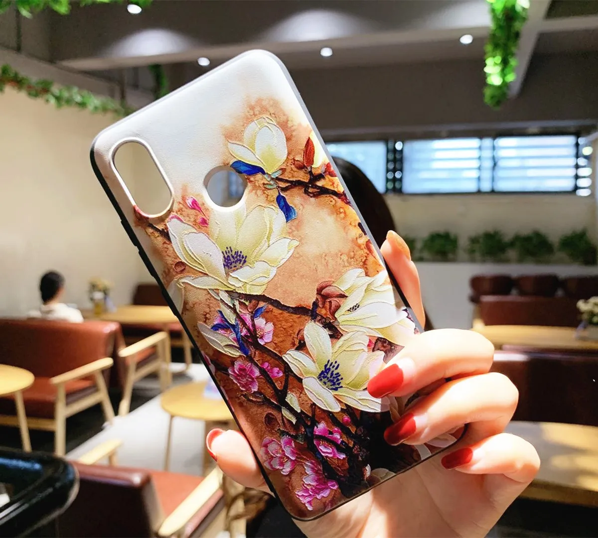 Чехол для Xiaomi Redmi note 6 с 3d тиснением новый дизайн Мягкая силиконовая задняя крышка