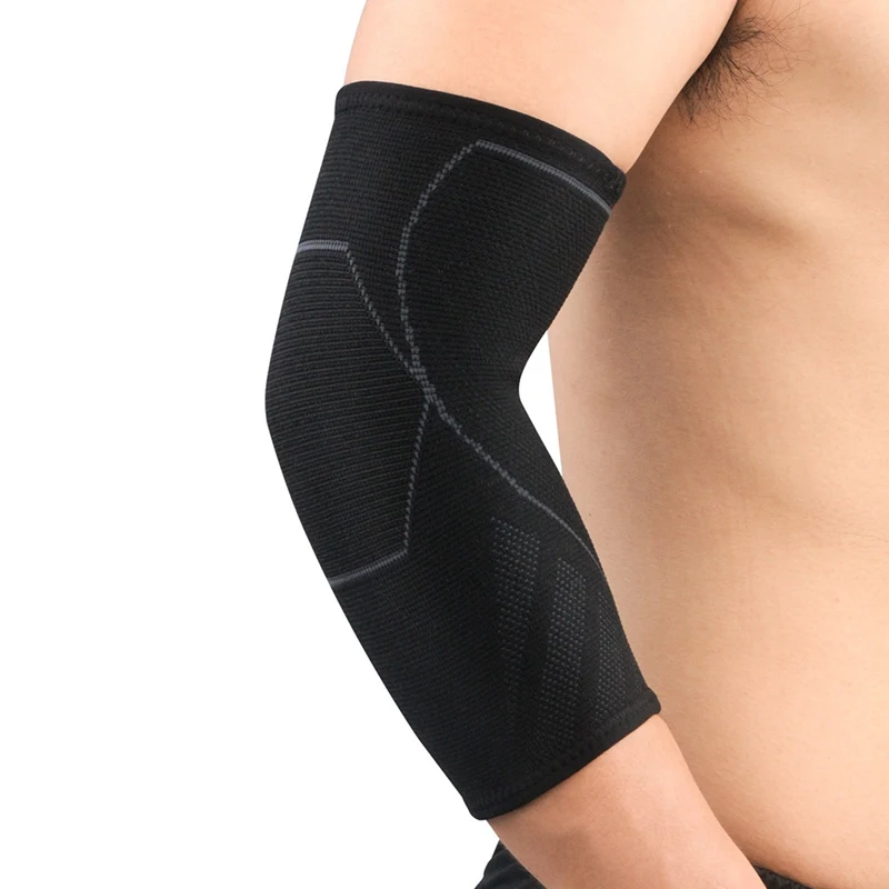 

1pc Elbow Pad Sleeve Anti-Slip Knitted Arms Warmer Wrap Cover Protector Gym Fitness Sportswear Accessories