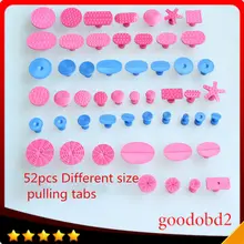 52pcs PDR pulling glue tabs Dent Puller different size for all car the dents Dent Removal Paintless Dent Repair for T bar tools 52pcs PDR pulling glue tabs Dent Puller different size for all car the dents Dent Removal Paintless Dent Repair for T bar tools