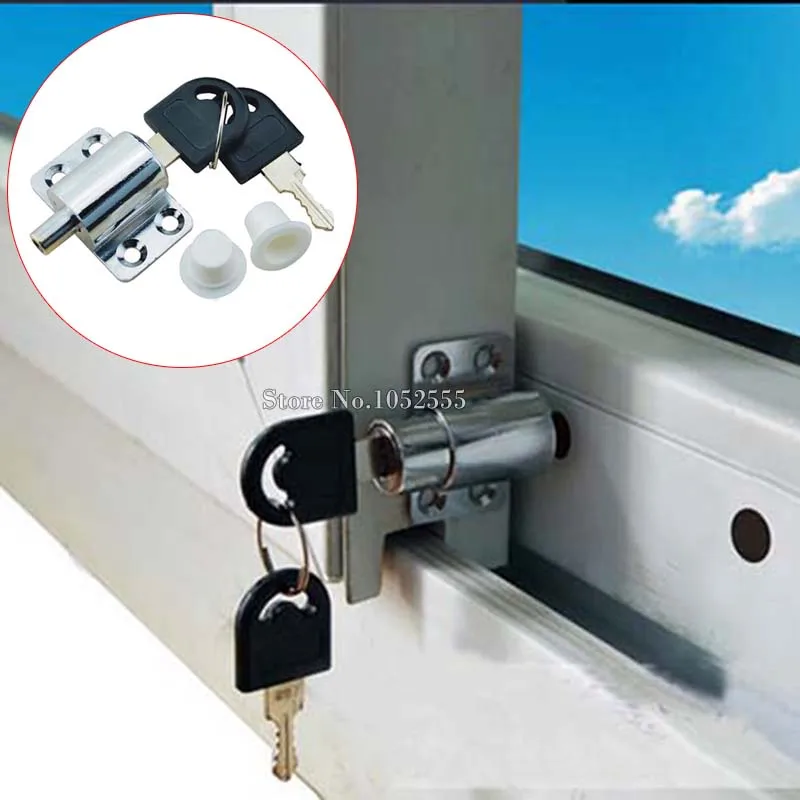 5Pieces/lot Window shield sliding window locks aluminum steel windows security limit lock | Обустройство дома