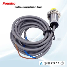 M18 DC6-36V промышленная автоматизация 3 провода LJ18A3-8-Z/BX NPN NC PNP без обнаружения металла индуктивный датчик приближения переключатель