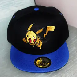 Новый козырек Кепки Покемон Ash Ketchum костюм Косплэй шляпа Бейсбол Кепки