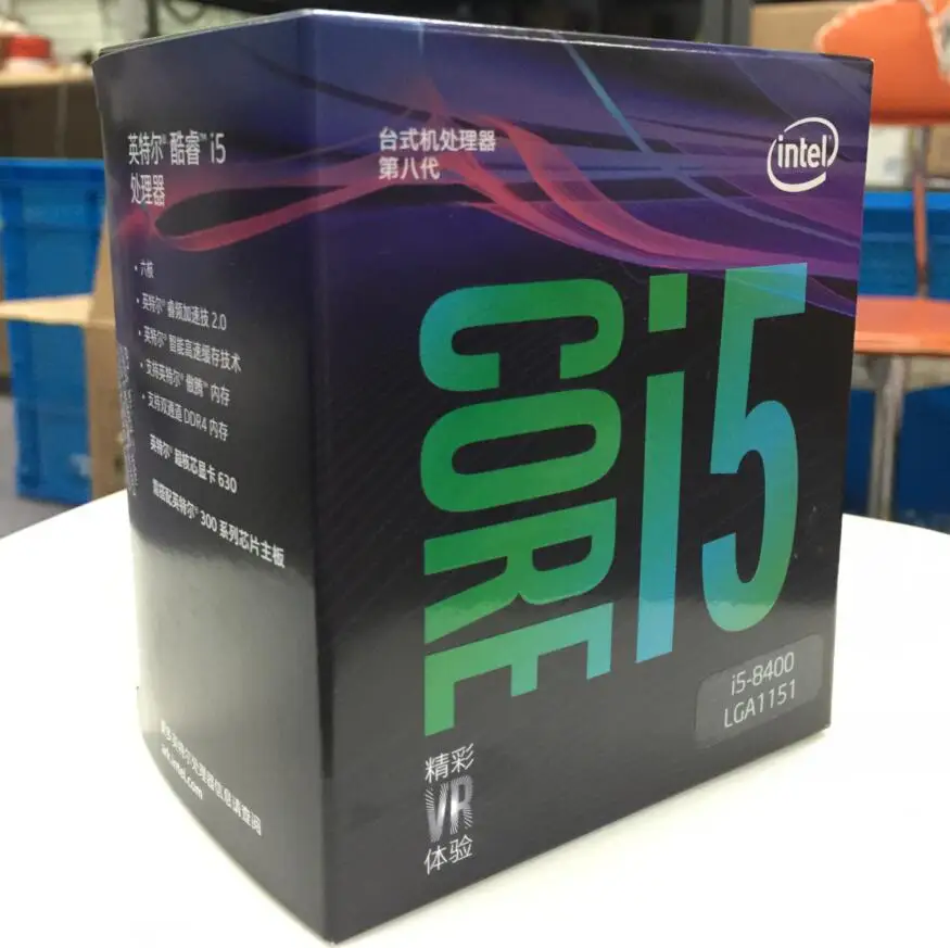 Intel Core i5 8 series Processor I5 8400 I5 8400 Boxed processor CPU