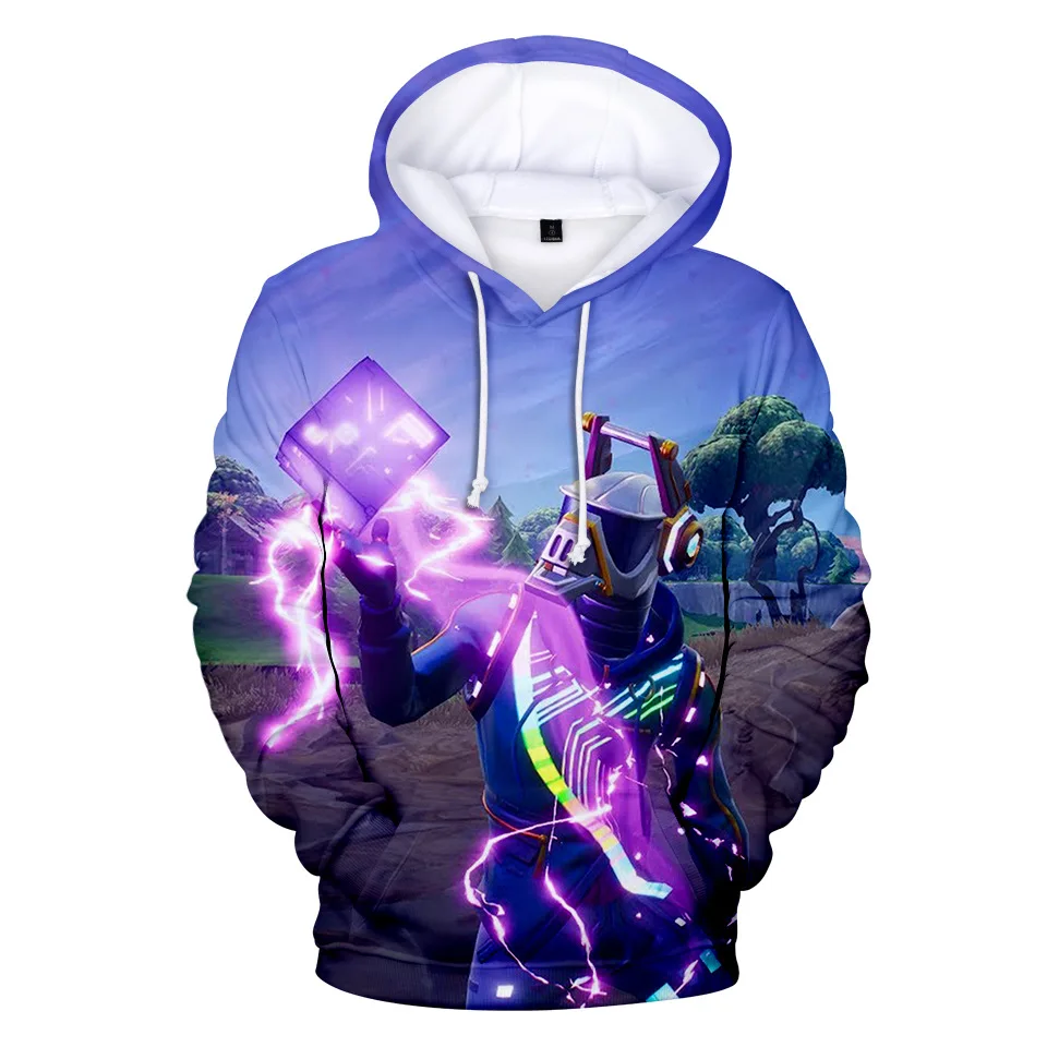 3D Battle Royale Hoodie Sweatshirt Fortnit Game Men Women Hoodies Hooded Sweatshirt Sweat Streetwear Christmas Fortniter Clothes