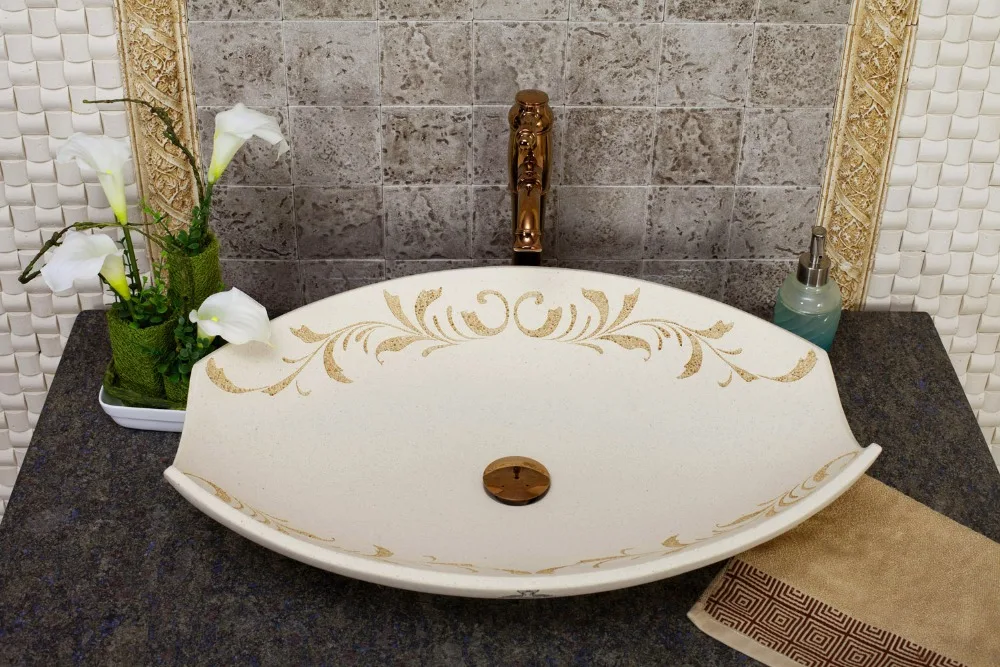 

Luxury European archaize lavatory personality. The stage basin of art of the basin that wash a face. The sink basin