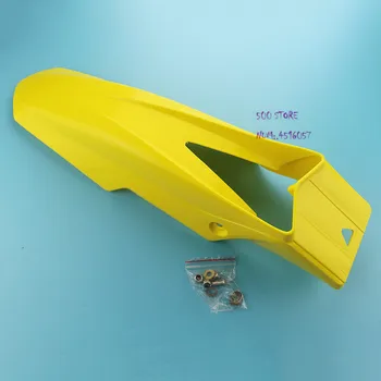 

yellow Universal Rear plastic Fender Off Road Enduro Mudguard motorcycle Motocross for yamaha honda suzuki KTM Dirt Bike