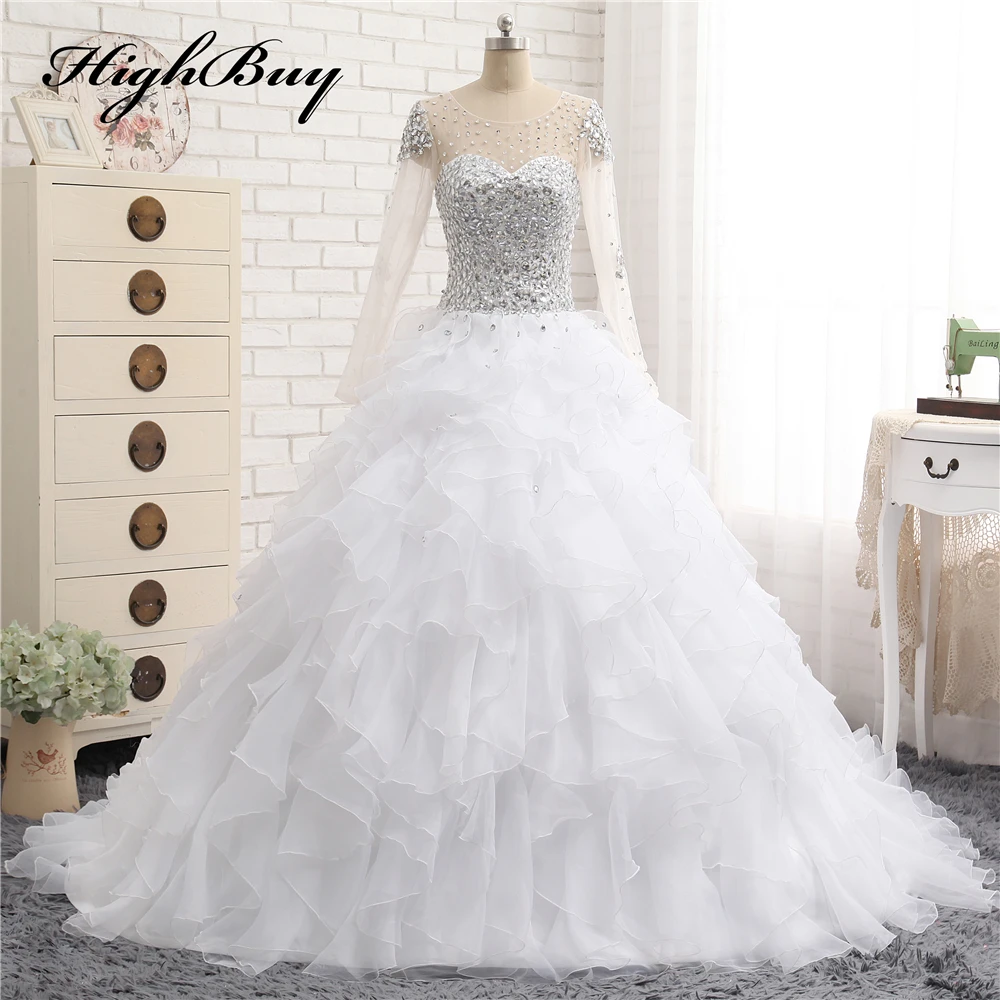 gown full sleeves design