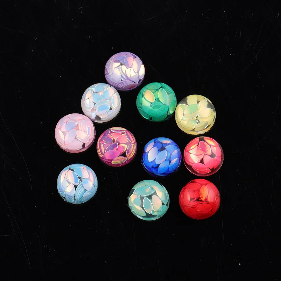 

Jaymaxi 10mm Cabochons Natural Stone Convex Series Flat back Resin Rhinestones Jewelry Accessories Wholesale 20 piece/lot