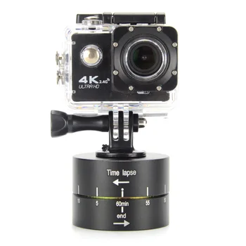 

360 Degrees Panning Rotating Time Lapse Photography for Iphone Mobile For GoPro Hero 7 6 5 4 3 SJCAM DSLR 60min and 120min