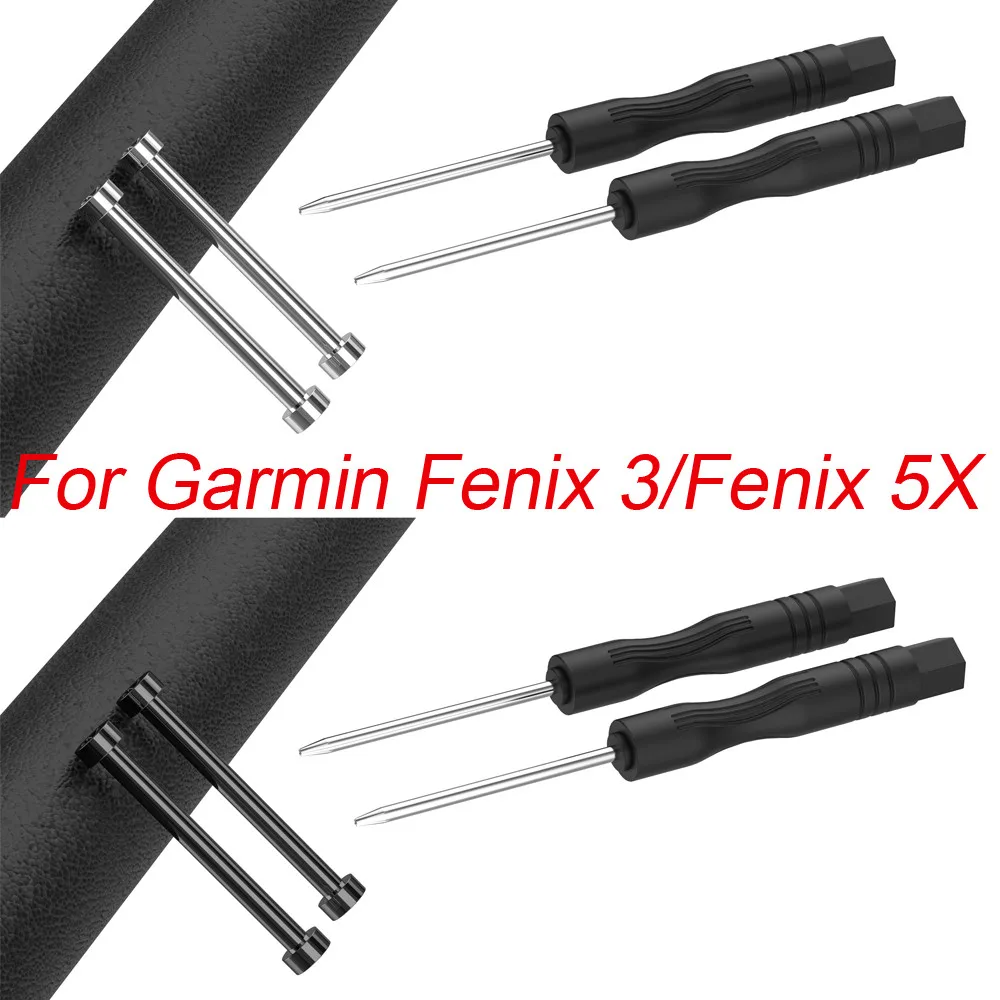

SmartWatch Smart Watch Strap Smartband mi band 1 Pairs Stainless Steel Watchband Spring Bars Watches Pins For Garmin Fenix 5x/3