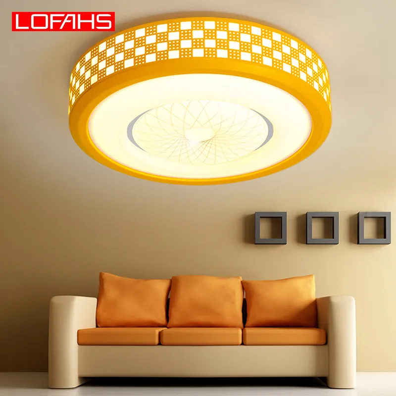 

LOFAHS NEW Remote Modern LED Lights Round Ceiling chandelier Lamps For Living Room Bedroom Business applications