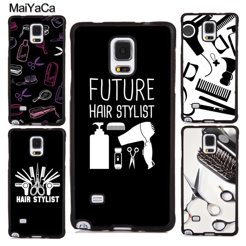 

MaiYaCa Hair Stylist Tools Phone Bags Cases For Samsung Galaxy S5 S6 S7 edge S8 S9 S10 plus Note 9 5 8 Soft Rubber Cover Shell