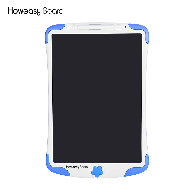 8,5 дюймов Howeasy доска lcd Графический Цифровой для рисования и письма доска планшет eWriter для детей - Цвет: Синий