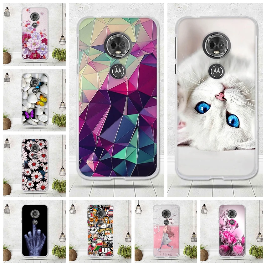 

For Motorola Moto E5 / Moto E (5th Gen.) EU version Case Soft Silicone Cover For Motorola Moto G6 Play Phone Cover Case 5.7"