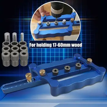 

13Pcs/Set Self Centering Jig Metric Dowel 6/8/10mm Drilling Woodworking Tool