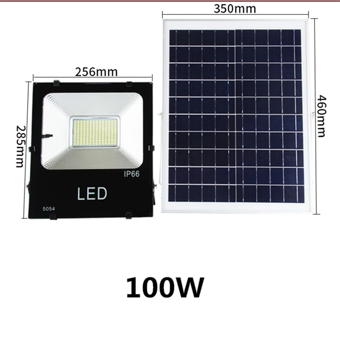 50 Вт/100 Вт светодиодный уличный солнечный светильник с дистанционным управлением, Солнечная лампа, водонепроницаемая, IP66, энергосберегающий светильник, прожектор, светильник, быстрая