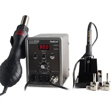 8586 2в1 паяльная станция цифровой светодиодный паяльная станция терморегулятор паяльник Спаивание горячим воздухом сварочный пистолет