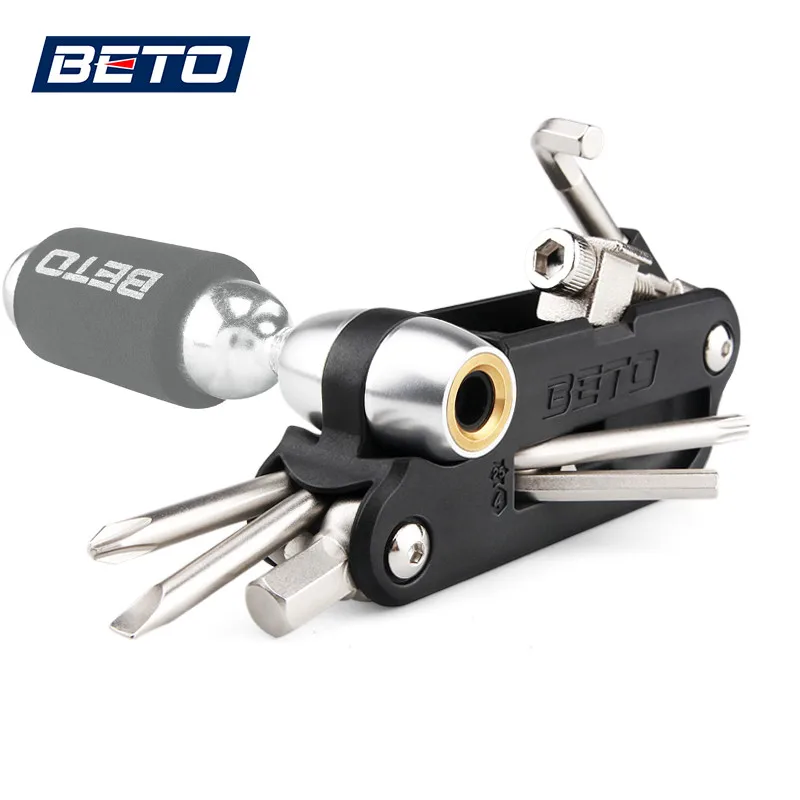 

18 IN 1 Multi-function Bicycle Tools CO2 Inflator Hex Key Wrench Chain Removal Multi Tools For Bike Cycling Repair Tools