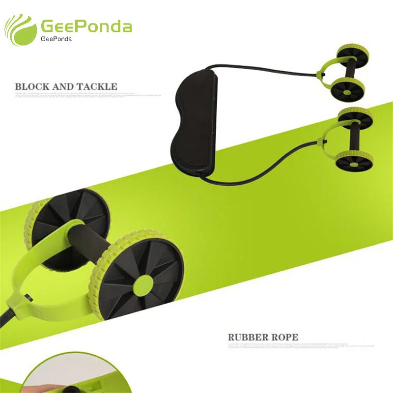 GeePonda Home GYM Equipment Elastic Band Ab Roller Wheel for Abdominal Exercise Machine Fitness Crossfit Workout Muscle Trainer GeePonda Home GYM Equipment Elastic Band Ab Roller Wheel for Abdominal Exercise Machine Fitness Crossfit Workout Muscle Trainer